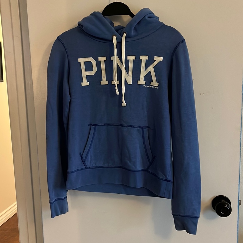 PINK blue hoodie from Victoria Secret